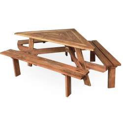 Solid Wood Outdoor Picnic Table with Benches for Sale in Lahore, Pakistan at a Reasonable Price