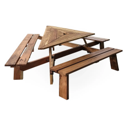 Solid Wood Outdoor Picnic Table with Benches for Sale in Lahore, Pakistan at a Reasonable Price