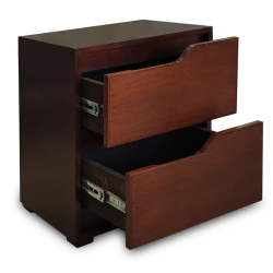 Bed side table with 2 drawers