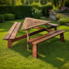 Solid Wood Outdoor Picnic Table with Benches for Sale in Lahore, Pakistan at a Reasonable Price