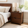 Bed side table with 2 drawers