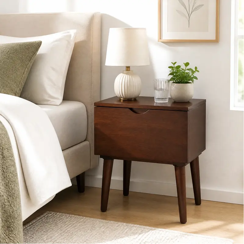 Bed side table with 1 drawer