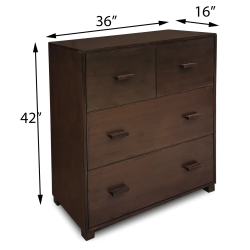 4 Drawer Chest of Drawers – Wooden Bedroom Storage Cabinet | Lahore, Pakistan