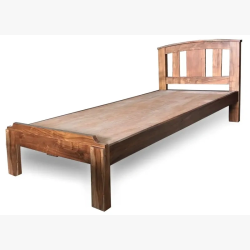 Pure Solid Wood Single Bed ,Upgrade your bedroom with the Pure Solid Wood Single Bed from Home Design Lahore
