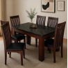 Progis 6 Chairs Dining Table Heavy Duty Wooden - Home Design Lahore
