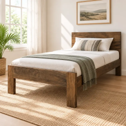 single bed at the best price in  Lahore, Pakistan wooden single bed for sale in Lahore