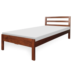 Minasa Pure Solid Wood Single Bed - Home Design Lahore