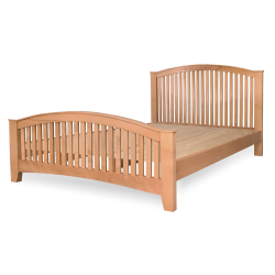 Solid Beech Wood King Size Double Bed for Sale in Lahore, Pakistan.