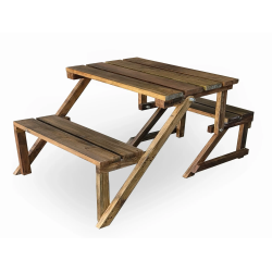 Ibiza Convertible Wooden Picnic Table Bench  | Home Design Lahore