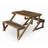 Ibiza Convertible Wooden Picnic Table Bench  | Home Design Lahore