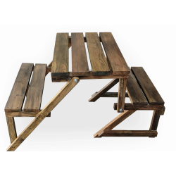 Convertible Wooden Picnic Table Bench in Lahore, Pakistan