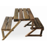 Convertible Wooden Picnic Table Bench in Lahore, Pakistan