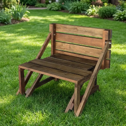 Convertible Wooden Picnic Table Bench in Lahore, Pakistan