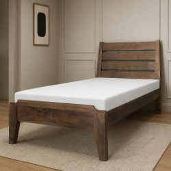 Digana Pure Solid Wood Single Bed - Home Design Lahore
