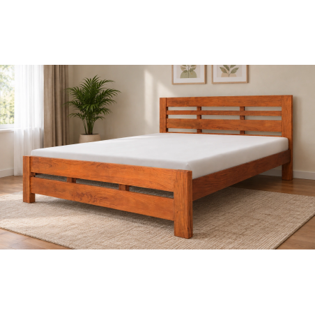 Shop the Pure Wood King Size Double Bed at Home Design Lahore.