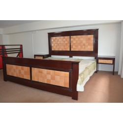 King size Bed Wood + MDF buy online Lahore-Pakistan