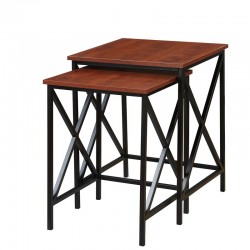 Creeksville Solid Wood 2 Piece Nesting Tables End Table buy online Lahore-Pakistan