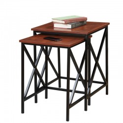 Creeksville Solid Wood 2 Piece Nesting Tables End Table buy online Lahore-Pakistan