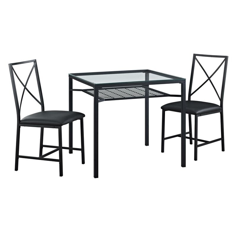 2 Seater Metal Dining Table Home, Metal Dining Room Table Chairs