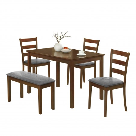 Turnbull Upholstered Wood 5 Piece Dining Table Set buy online Lahore-Pakistan