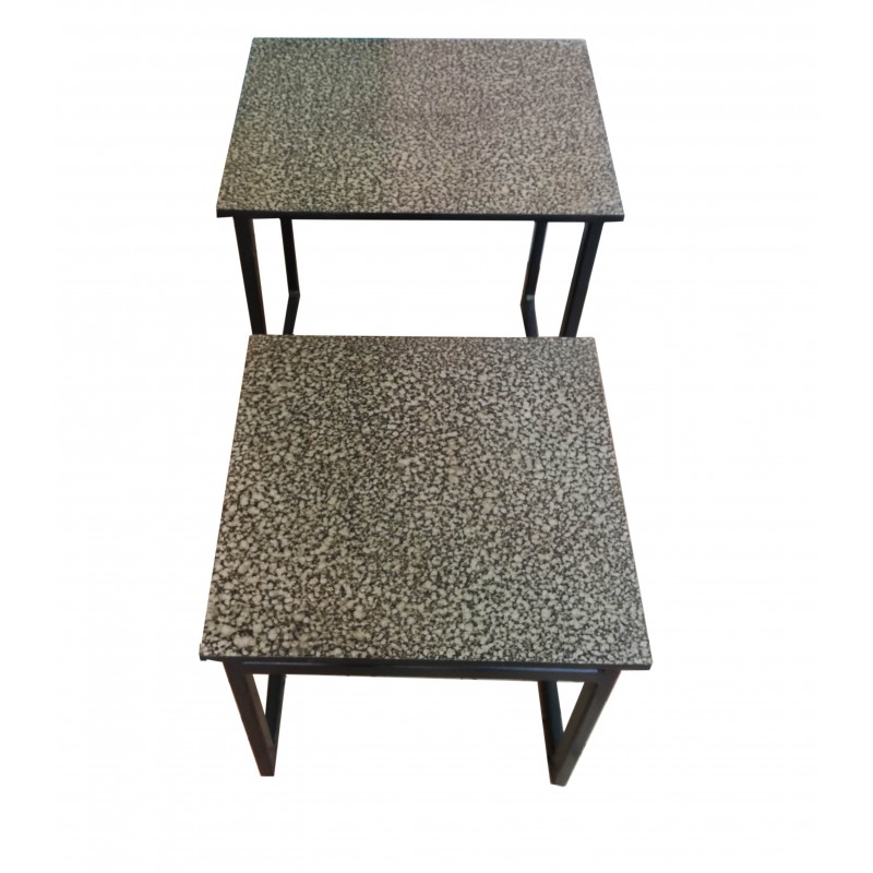 Wooden Nesting Table Black Home Design Lahore